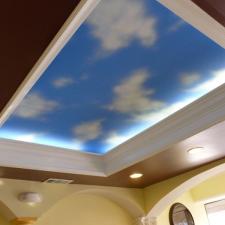 Sky mural tray ceiling